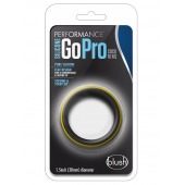 Черно-желтое силиконовое эрекционное кольцо Silicone Go Pro Cock Ring - Blush Novelties - в Северодвинске купить с доставкой