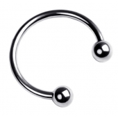 Серебристая подкова на головку пениса - ToyFa - купить с доставкой в Северодвинске