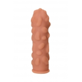 Телесная реалистичная насадка KOKOS Extreme Sleeve 11 с дополнительной стимуляцией - 12,7 см. - KOKOS - в Северодвинске купить с доставкой