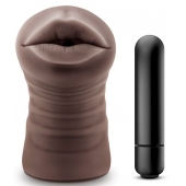 Коричневый мастурбатор-ротик Heather - Blush Novelties - в Северодвинске купить с доставкой