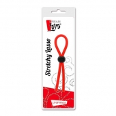 Красное эрекционное лассо с одной бусинкой-утяжкой STRETCHY THICK LASSO - Dream Toys - в Северодвинске купить с доставкой