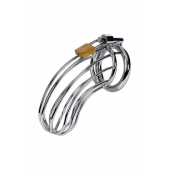 Серебристый пояс верности TOYFA на замочке - ToyFa - купить с доставкой в Северодвинске