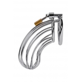 Серебристый пояс верности TOYFA на замочке - ToyFa - купить с доставкой в Северодвинске