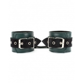 Изумрудные оковы на ноги Ladys Arsenal на карабинах - БДСМ Арсенал - купить с доставкой в Северодвинске