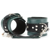 Изумрудные оковы на ноги Ladys Arsenal на карабинах - БДСМ Арсенал - купить с доставкой в Северодвинске