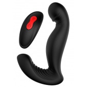 Черный вибромассажер простаты SWIRLING P-PLEASER - Dream Toys - в Северодвинске купить с доставкой