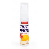 Гель-смазка Tutti-frutti со вкусом сочной дыни - 30 гр. - Биоритм - купить с доставкой в Северодвинске