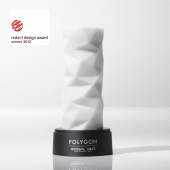 Белый 3D мастурбатор POLYGON - Tenga - в Северодвинске купить с доставкой