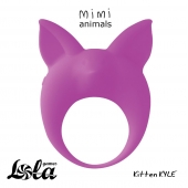 Фиолетовое эрекционное кольцо Kitten Kyle - Lola Games - в Северодвинске купить с доставкой