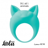 Зеленое эрекционное кольцо Lemur Remi - Lola Games - в Северодвинске купить с доставкой