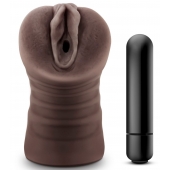 Коричневый мастурбатор-вагина Hot Chocolate Brianna - Blush Novelties - в Северодвинске купить с доставкой