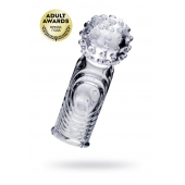 Прозрачная рельефная насадка на палец Ricol - 8 см. - A-toys в Северодвинске Прозрачная рельефная насадка на палец Ricol - 8 см. - A-toys