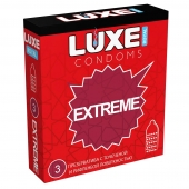 Текстурированные презервативы LUXE Royal Extreme - 3 шт. - Luxe - купить с доставкой в Северодвинске