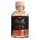 Массажный гель с согревающим эффектом Aperol - 30 мл. - INTT - купить с доставкой в Северодвинске