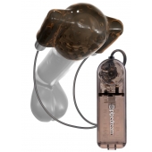 Дымчатый вибростимулятор головки пениса Dual Vibrating Head Teaser - Pipedream - в Северодвинске купить с доставкой