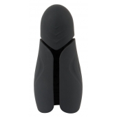 Черный силиконовый вибромастурбатор с нагревом Masturbator with 2 Functions - Orion - в Северодвинске купить с доставкой
