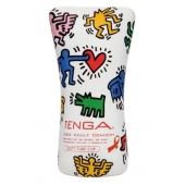 Мастурбатор-туба Keith Haring Soft Tube CUP - Tenga - в Северодвинске купить с доставкой