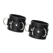 Черные наручники Anonymo на сцепке - ToyFa - купить с доставкой в Северодвинске