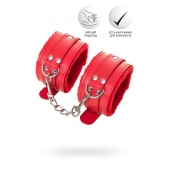 Красные оковы Anonymo из искусственной кожи - ToyFa - купить с доставкой в Северодвинске Красные оковы Anonymo из искусственной кожи - ToyFa - купить с доставкой в Северодвинске