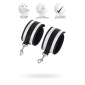 Серебристо-черные наручники Anonymo - ToyFa - купить с доставкой в Северодвинске Серебристо-черные наручники Anonymo - ToyFa - купить с доставкой в Северодвинске