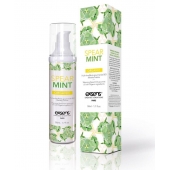 Разогревающее массажное масло Gourmet Spearmint Organic с органическими ингредиентами - 50 мл. - Exsens - купить с доставкой в Северодвинске