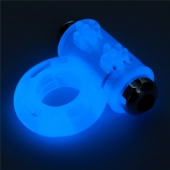Голубое, светящееся в темноте эрекционное виброкольцо Lumino Play Vibrating Penis Ring - Lovetoy - в Северодвинске купить с доставкой