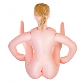 Надувная секс-кукла с реалистичной головой и поднятыми ножками - ToyFa - в Северодвинске купить с доставкой