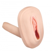 Мастурбатор-вагина с вибрацией и выносным пультом управления REALSTUFF SMOOTH   BALD - Dream Toys - в Северодвинске купить с доставкой
