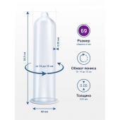 Презервативы MY.SIZE размер 69 - 3 шт. - My.Size - купить с доставкой в Северодвинске