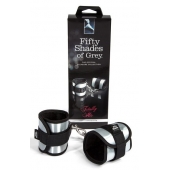 Серо-черные наручники Totally His - Fifty Shades of Grey - купить с доставкой в Северодвинске