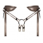 Бронзовый пояс для насадок Desirous Harness - Strap-on-me - купить с доставкой в Северодвинске