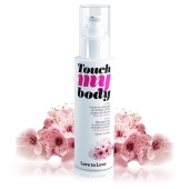 Силиконовый лубрикант 2-в-1 Touch My Body с ароматом вишнёвого цвета - 100 мл. - Love to Love - купить с доставкой в Северодвинске