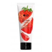 Лубрикант на водной основе OYO Aroma Gel Strawberry с ароматом клубники - 75 мл. - OYO - купить с доставкой в Северодвинске