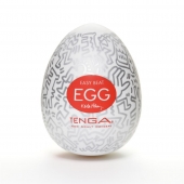 Мастурбатор-яйцо Keith Haring EGG PARTY - Tenga - в Северодвинске купить с доставкой