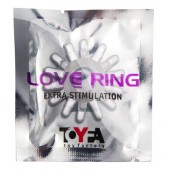 Прозрачное гелевое эрекционное кольцо с шипиками - Toyfa Basic - в Северодвинске купить с доставкой