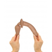 Карамельный двусторонний фаллоимитатор Switch Plug-In Realistic Size S - Strap-on-me купить с доставкой в интернет-магазине Orgasmix в Северодвинске Карамельный двусторонний фаллоимитатор Switch Plug-In Realistic Size S - Strap-on-me