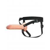 Полый страпон на ремнях 8’’ Hollow Silicone Strap-on - Pipedream - купить с доставкой в Северодвинске