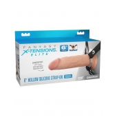 Полый страпон на ремнях 6’’ Hollow Silicone Strap-on - Pipedream - купить с доставкой в Северодвинске
