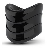 Черное эрекционное кольцо на мошонку Beef Ball Stretcher Snug X Long - Blush Novelties - в Северодвинске купить с доставкой