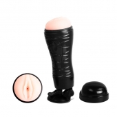 Мастурбатор-вагина Flora с присоской в основании - Baile - в Северодвинске купить с доставкой