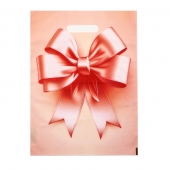 Пакет с принтом в виде банта с вырубной ручкой (30х40 см) - Сима-Ленд - купить с доставкой в Северодвинске