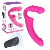 Розовый безремневой страпон Straples Strap-On Dildo - Erokay - купить с доставкой в Северодвинске