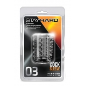 Прозрачная насадка с шипами и шишечками STAY HARD COCK SLEEVE 03 CLEAR - Blush Novelties - в Северодвинске купить с доставкой