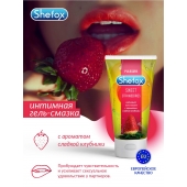 Интимная гель-смазка Shefox «Сладкая клубника» - 50 мл. - Shefox - купить с доставкой в Северодвинске