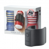Набор Tenga Cup Vibrator 1st Set: вибратор Cup Vibrator, мастурбатор Original Vacuum Cup, мастурбатор Premium Original Vacuum Cup - Tenga - в Северодвинске купить с доставкой