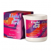 Массажная свеча Light My Fire с ароматом моной - 80 мл. - Love to Love - купить с доставкой в Северодвинске