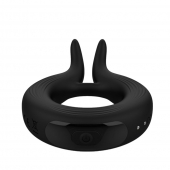 Черное эрекционное кольцо Marry Me Rechargeable Vibrating Cockring - Adrien Lastic - в Северодвинске купить с доставкой