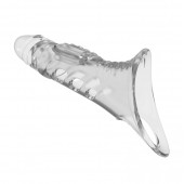 Прозрачная насадка на пенис - 22 см. - Baile - в Северодвинске купить с доставкой