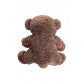 Бондажный набор: бурый мишка с розовыми оковами и наручниками - Pecado - купить с доставкой в Северодвинске