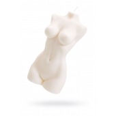 Белая интерьерная свеча в форме женского торса - 850 гр. - Pecado - купить с доставкой в Северодвинске